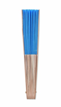 Logo trade advertising products picture of: Manual hand fan wood