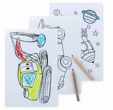Logotrade corporate gifts photo of: Colouring set with 6 pencils