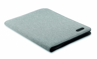 Logo trade promotional gifts image of: A4 conference folder zipped