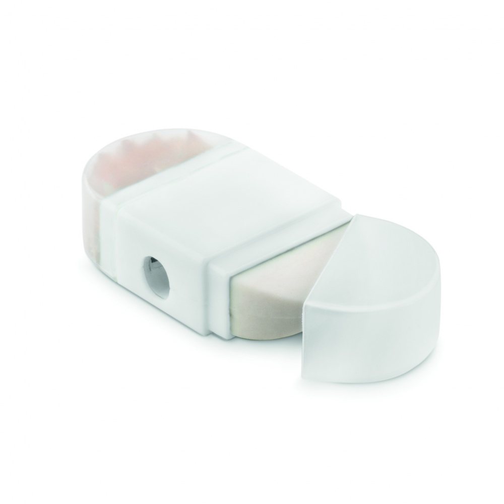 Logo trade corporate gifts picture of: Sharpener and eraser