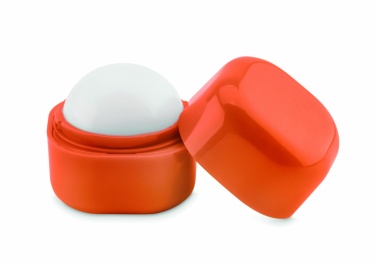 Logo trade promotional giveaways picture of: Lip balm in cube box