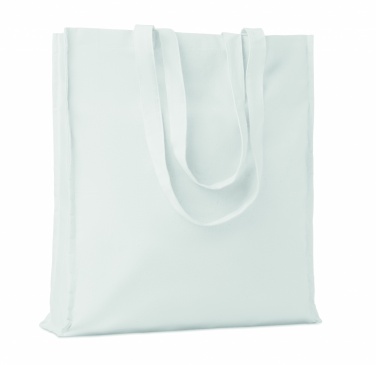 Logo trade promotional giveaways image of: 140gr/m² cotton shopping bag