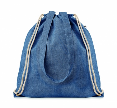 Logo trade corporate gifts image of: 140gr/m² recycled fabric bag