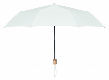 Logo trade promotional products image of: 21 inch RPET foldable umbrella