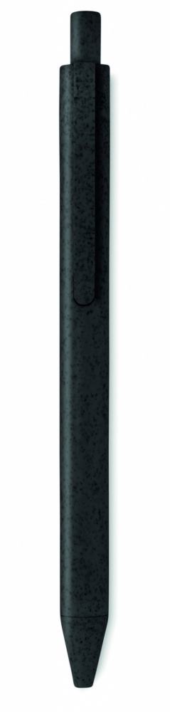 Logo trade promotional gifts picture of: Wheat Straw/ABS push type pen