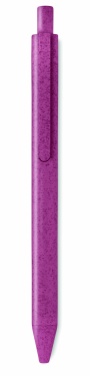 Logo trade promotional item photo of: Wheat Straw/ABS push type pen