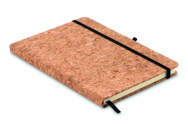 Logo trade promotional items image of: A5 cork notebook 96 lined