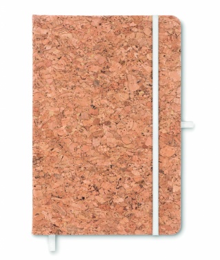 Logotrade business gift image of: A5 cork notebook 96 lined