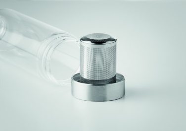 Logo trade promotional merchandise image of: Single wall glass bottle 500ml