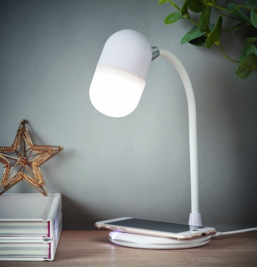 Logotrade promotional product picture of: Wireless charging lamp speaker