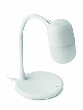 Logotrade promotional giveaways photo of: Wireless charging lamp speaker
