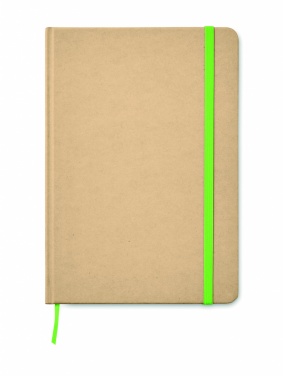 Logo trade promotional giveaways image of: A5 recycled notebook 80 lined