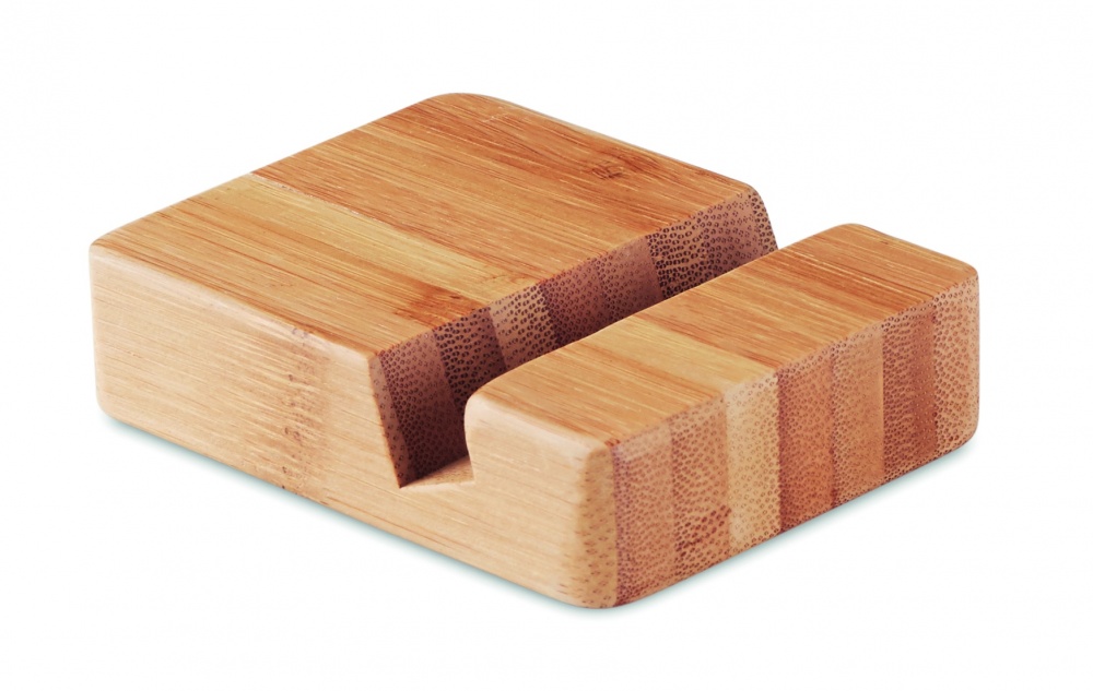 Logo trade promotional giveaways image of: Bamboo stand APOYA