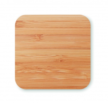 Logotrade promotional product picture of: Bamboo wireless charge pad 5W