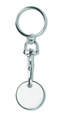 Logotrade promotional merchandise picture of: Key ring token (€uro token)