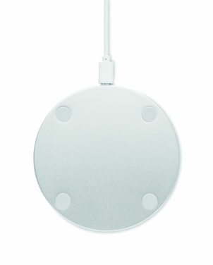 Logo trade corporate gifts image of: Bamboo wireless charger 10W DESPAD