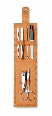 Logo trade business gift photo of: Cork 6 piece manicure set