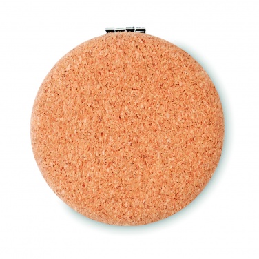 Logotrade corporate gift picture of: Pocket mirror with cork cover