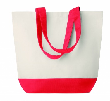 Logo trade corporate gift photo of: Canvas beach bag 280gr/m2