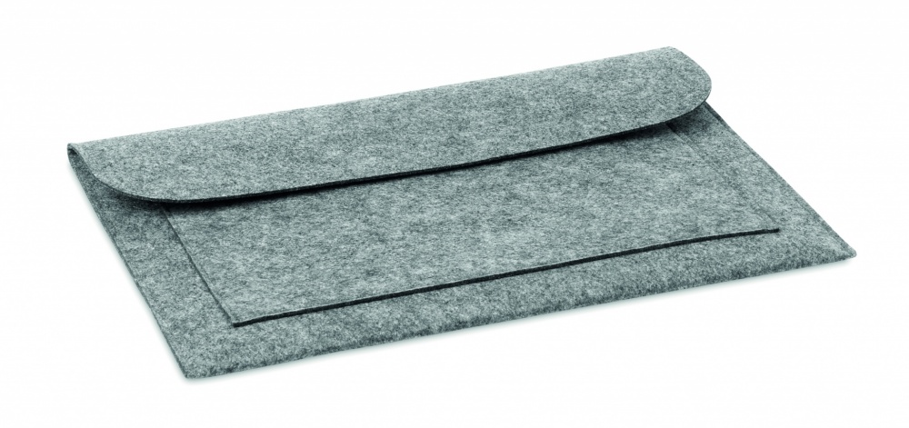 Logo trade promotional products image of: 15 inch Felt laptop pouch