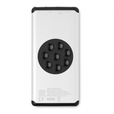 Logo trade promotional merchandise picture of: Wireless 10000 mAh Power bank