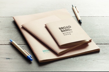 Logotrade promotional item image of: A6 recycled notebook 80 plain