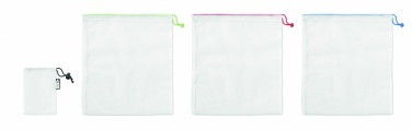 Logotrade promotional merchandise photo of: Set of 3 RPET mesh food bags