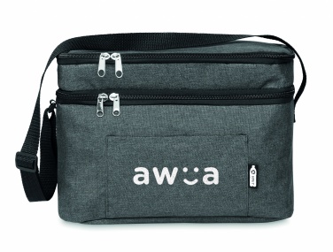 Logo trade corporate gifts image of: RPET cooler bag