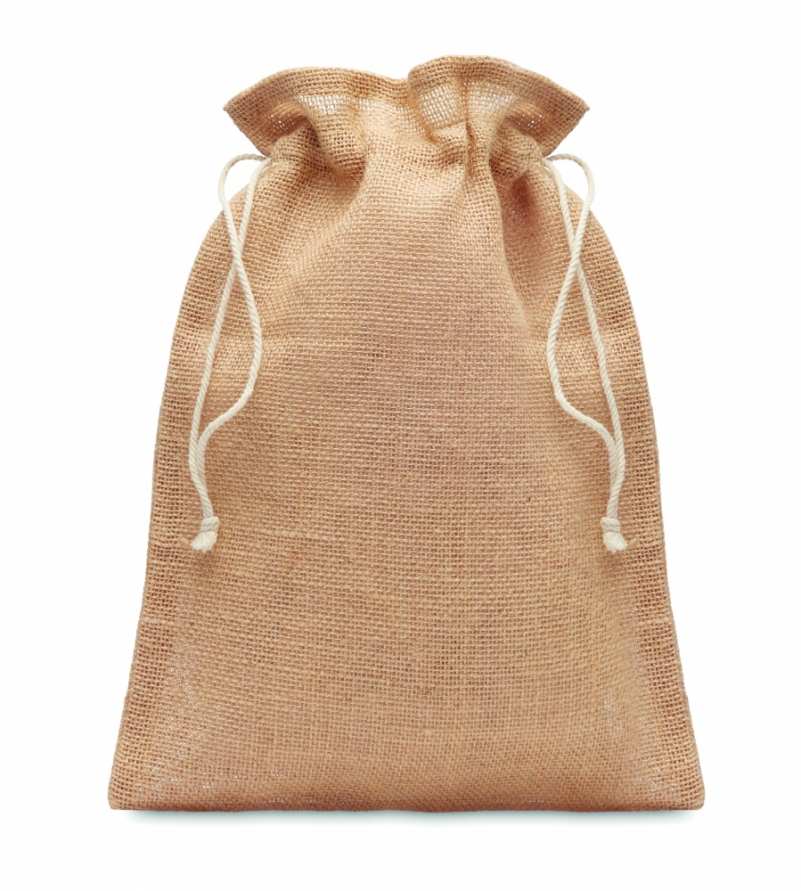 Logotrade promotional product image of: Medium jute gift bag 25 x 32cm