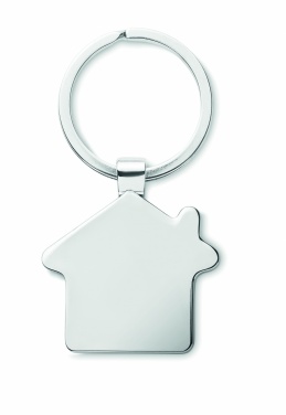 Logotrade business gifts photo of: House key ring metal bamboo NORDIC