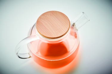 Logo trade promotional item photo of: Teapot borosilicate glass 850ml
