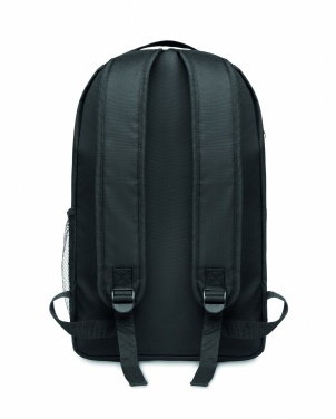 Logo trade promotional merchandise image of: Backpack in RPET & COB light