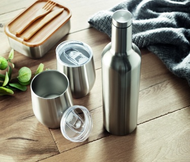 Logotrade corporate gift picture of: Double walled bottle & mug set