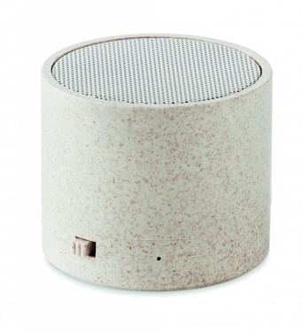 Logo trade promotional product photo of: 3W speaker in wheat straw/ABS