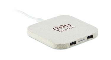 Logotrade promotional merchandise picture of: Hub charger wheat straw/ABS 5W