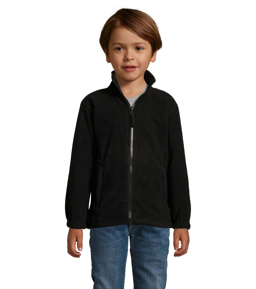 Logo trade business gifts image of: NORTH KIDS FLEECE JACKET