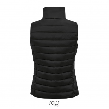 Logo trade corporate gifts image of: WAVE WOMEN BODYWARMER 180g