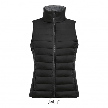 Logo trade promotional merchandise image of: WAVE WOMEN BODYWARMER 180g
