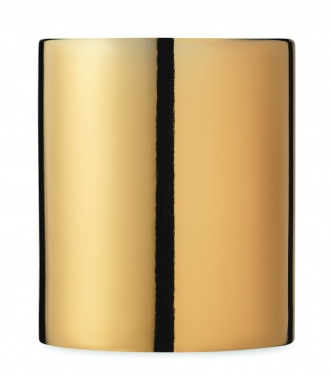 Logo trade promotional giveaways image of: Ceramic mug metallic 300 ml