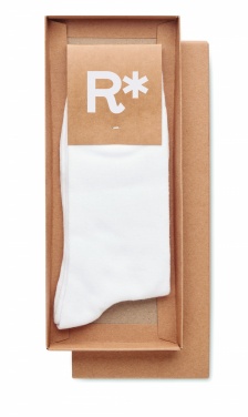 Logo trade promotional giveaways picture of: Pair of socks in gift box L