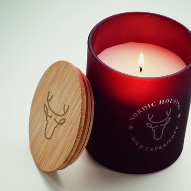 Logo trade advertising products picture of: Plant based wax candle 200 gr
