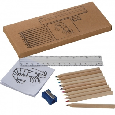 Logo trade promotional giveaways picture of: Drawing set for kids LITTLE PICASSO