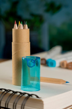 Logo trade promotional product photo of: Wooden crayons BECKY