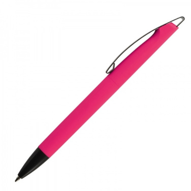 Logo trade promotional item photo of: Metal ballpen soft touch BRESCIA