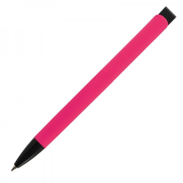 Logo trade corporate gifts image of: Metal ballpen soft touch BRESCIA