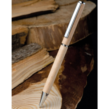 Logotrade promotional giveaway picture of: Wooden ballpen HEYWOOD