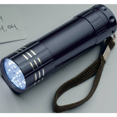 Logo trade promotional products image of: 6 COB metal torch MONTARGIS