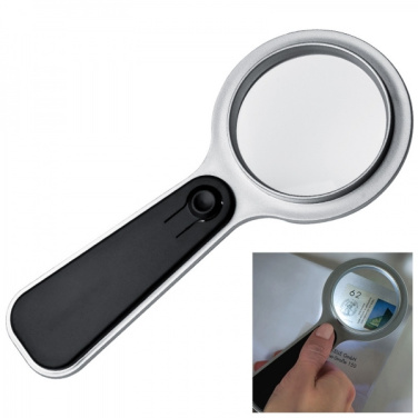 Logo trade advertising products image of: Magnifying glass with LED GLOUCESTER