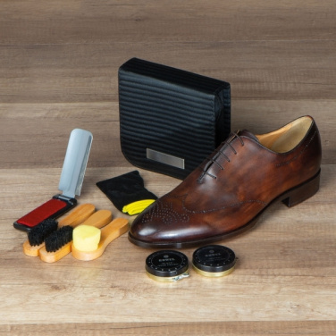 Logo trade promotional items picture of: Shoe polish set CANNES
