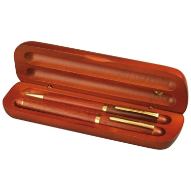 Logo trade promotional items picture of: Rosewood writing set OXFORD
